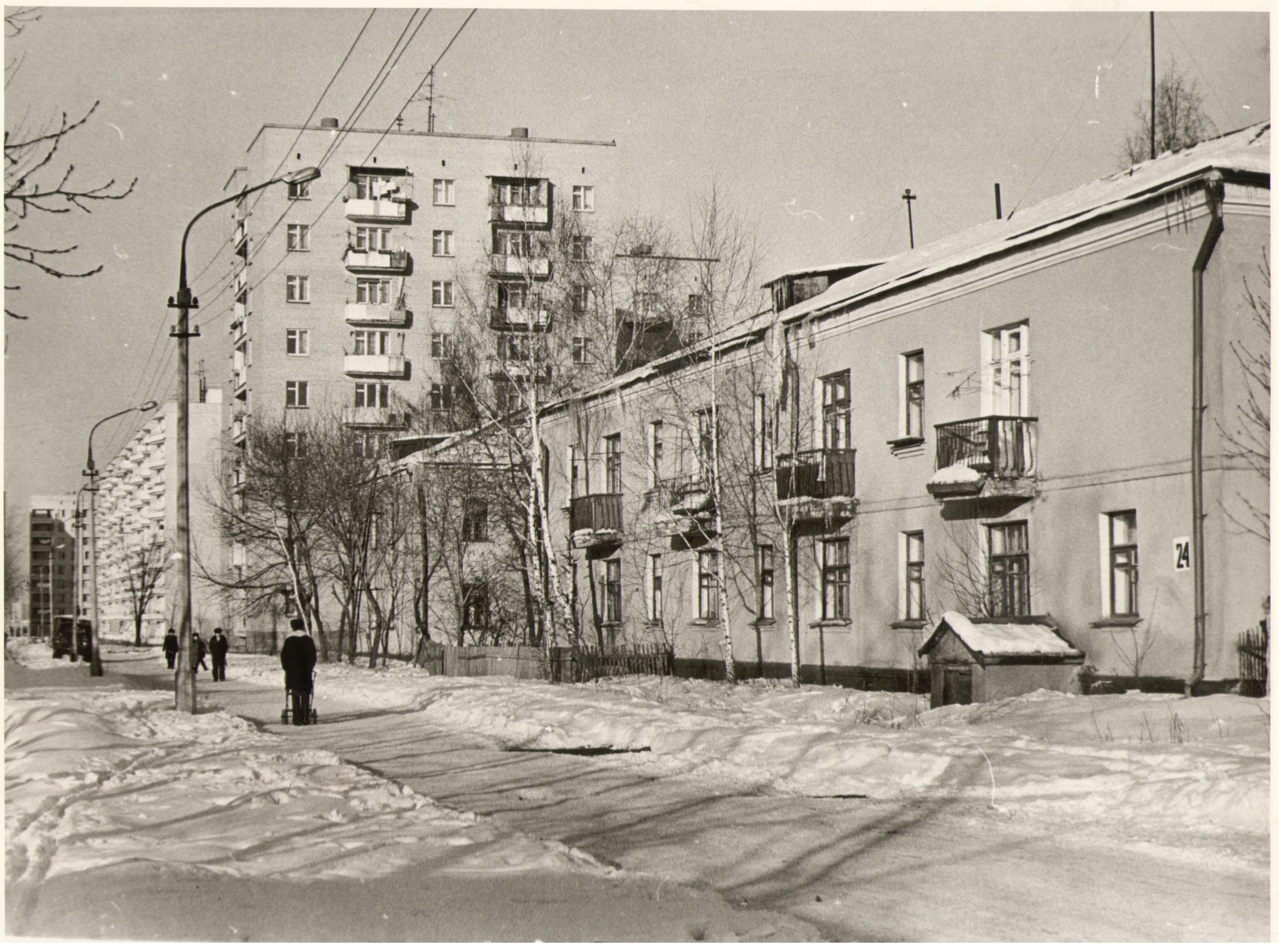 Комсомольская улица. 1970-е года